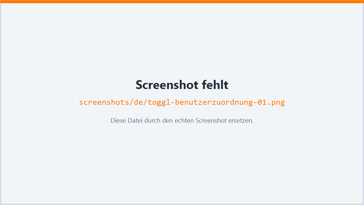 Benutzerzuordnung